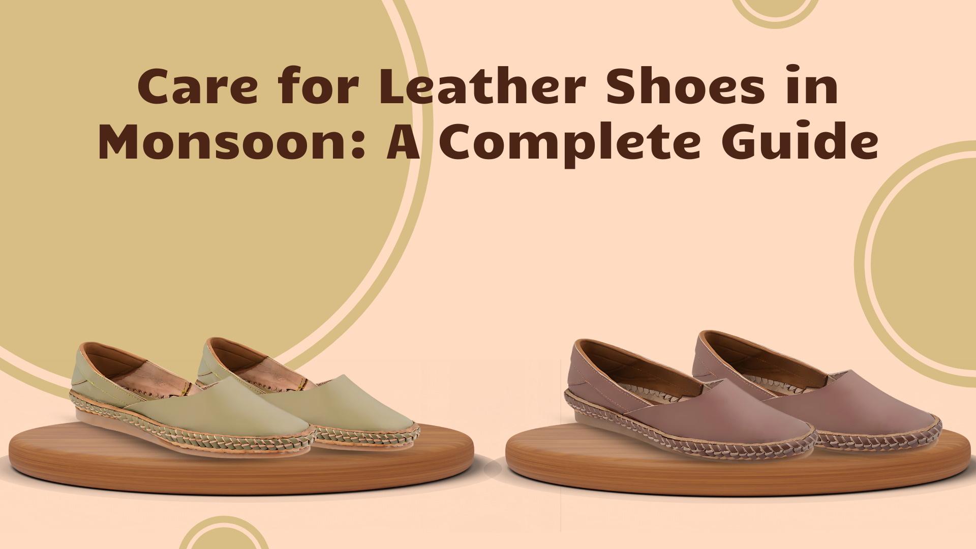 Care for Leather Shoes in Monsoon;  A Complete Guide