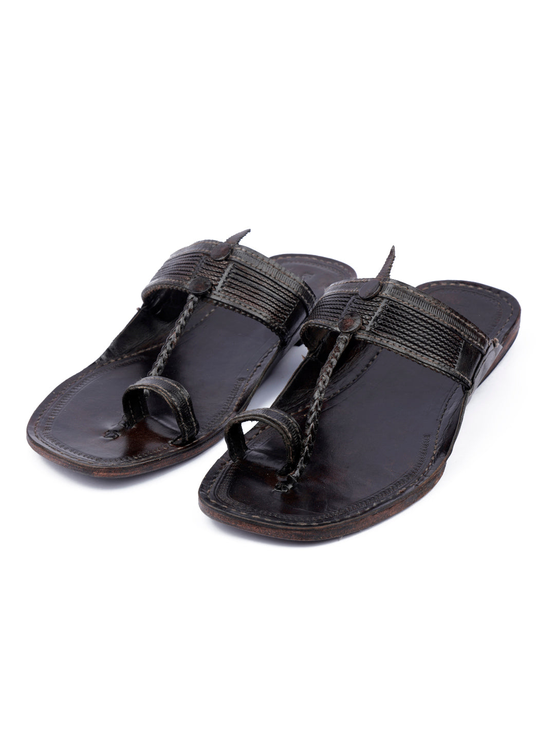 Comfertkart Unique Leather Kolhapuri Chappals for Men | Stylish And  Comfortable Darl Brown Handmade Leather Slipper, Kolhapuri's Chappal for  Mens (6) : Amazon.in: Shoes & Handbags