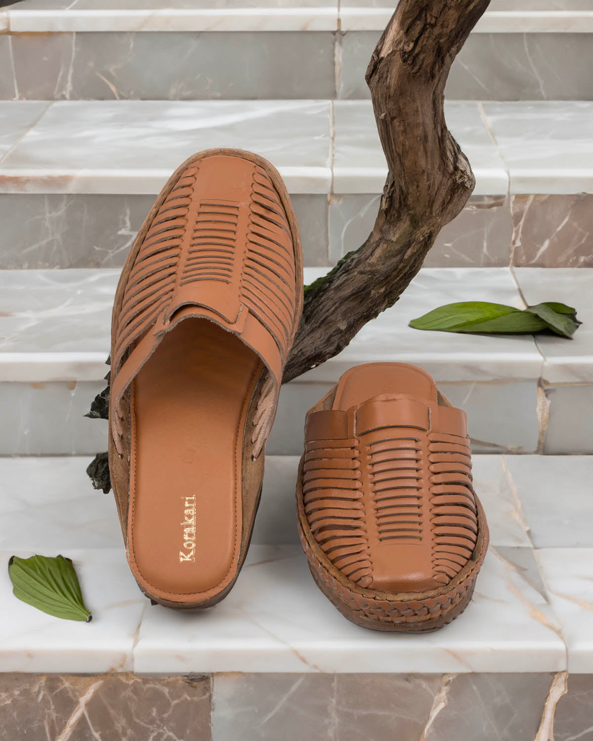 Deep Copper - Kolhapuri Shoes (Bantu) for Men