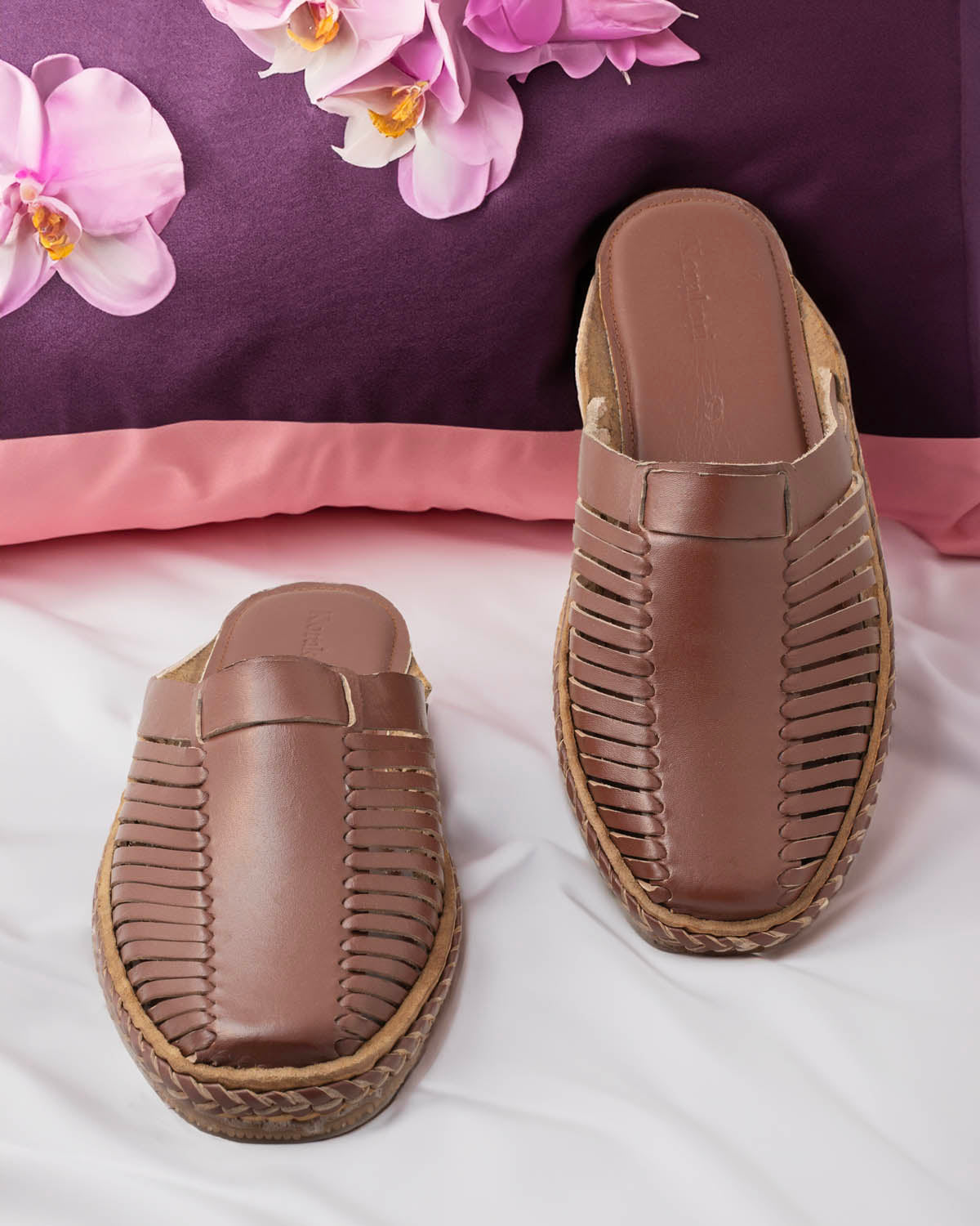 Brown Sherry - Kolhapuri Shoes (Bantu) for Men