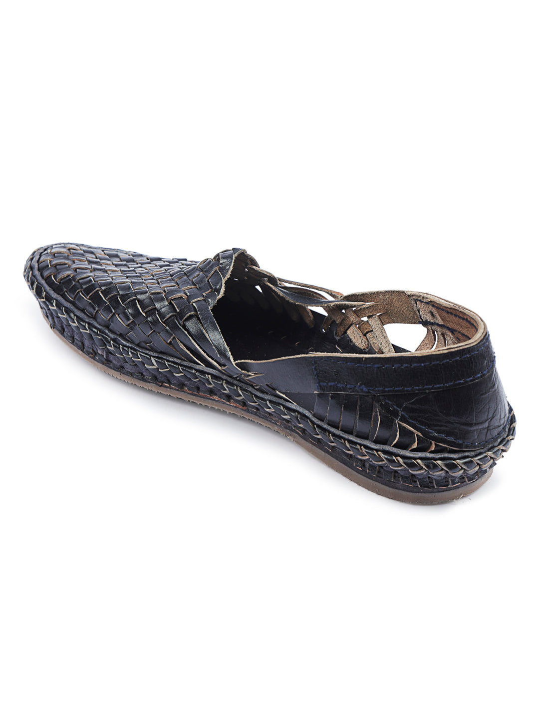 Vintage Blue - Men Wedding Chappal