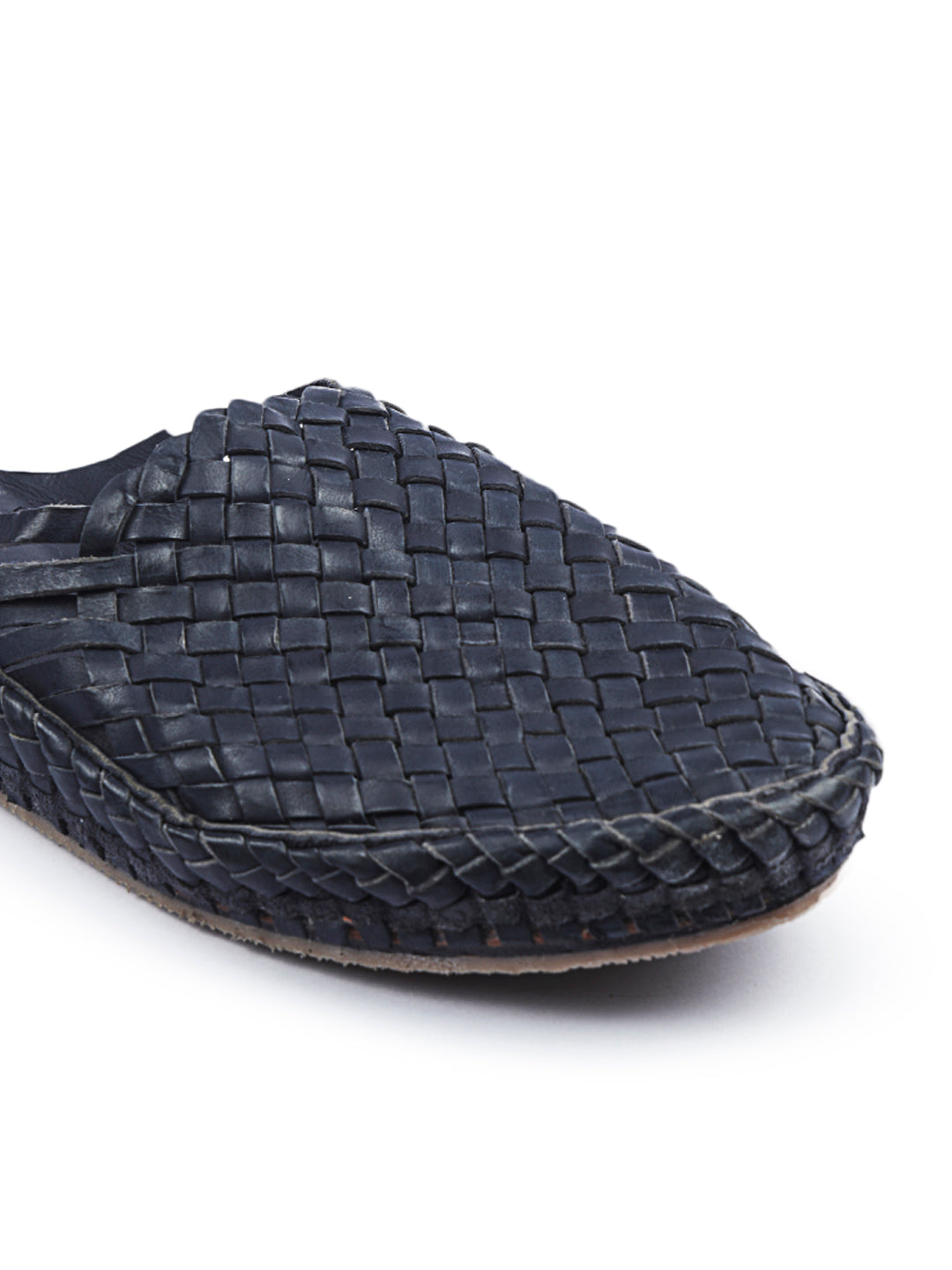 Half Kolhapuri Blue - Kolhapuri Chappal For Men