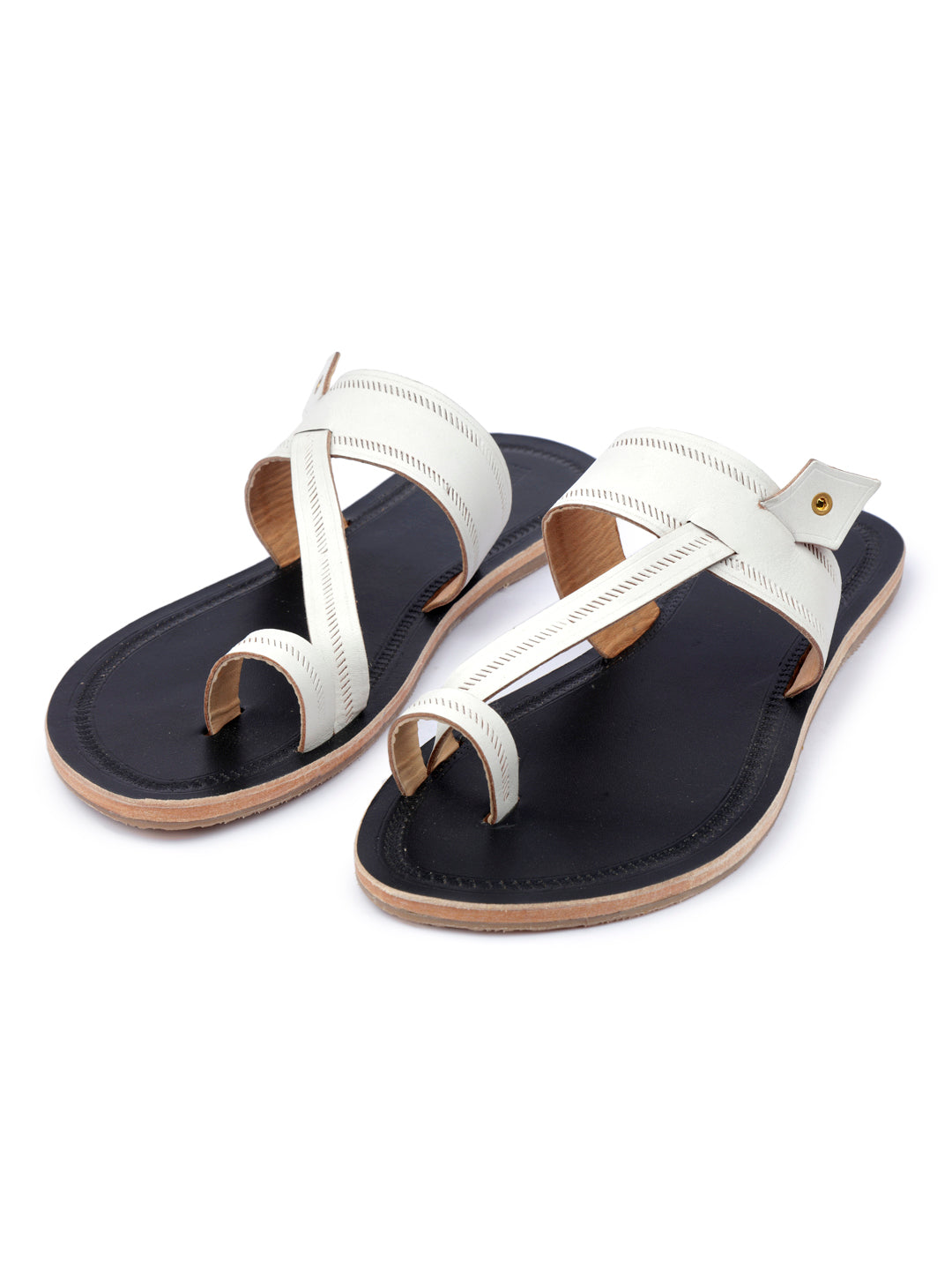 Daily Black Men's Kolhapuri Chappals