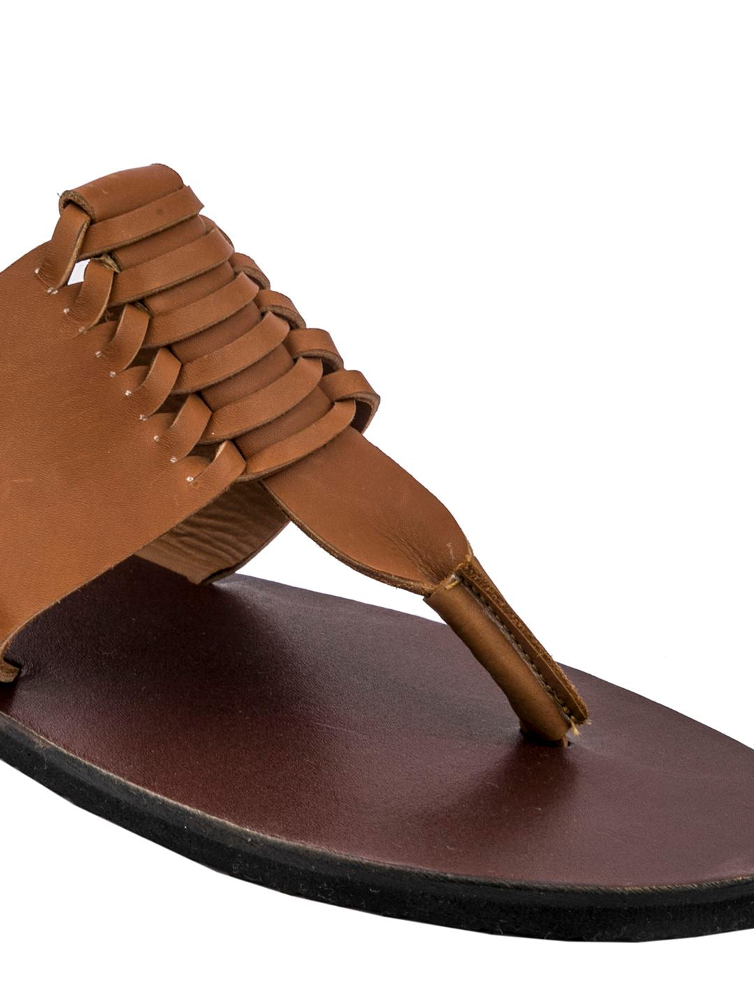 XHUGOY 4005 Roman Casual Ethnic Men's Fashionable Tan Thong Sandals Size UK  8 : Amazon.in: Fashion