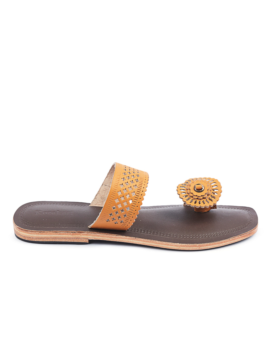 Pure leather kolhapuri discount chappal