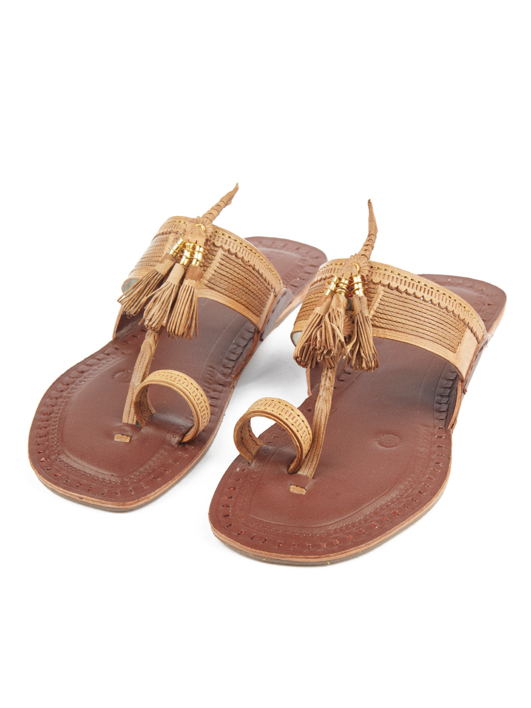 Vintage Dual kolhapuri chappal for women