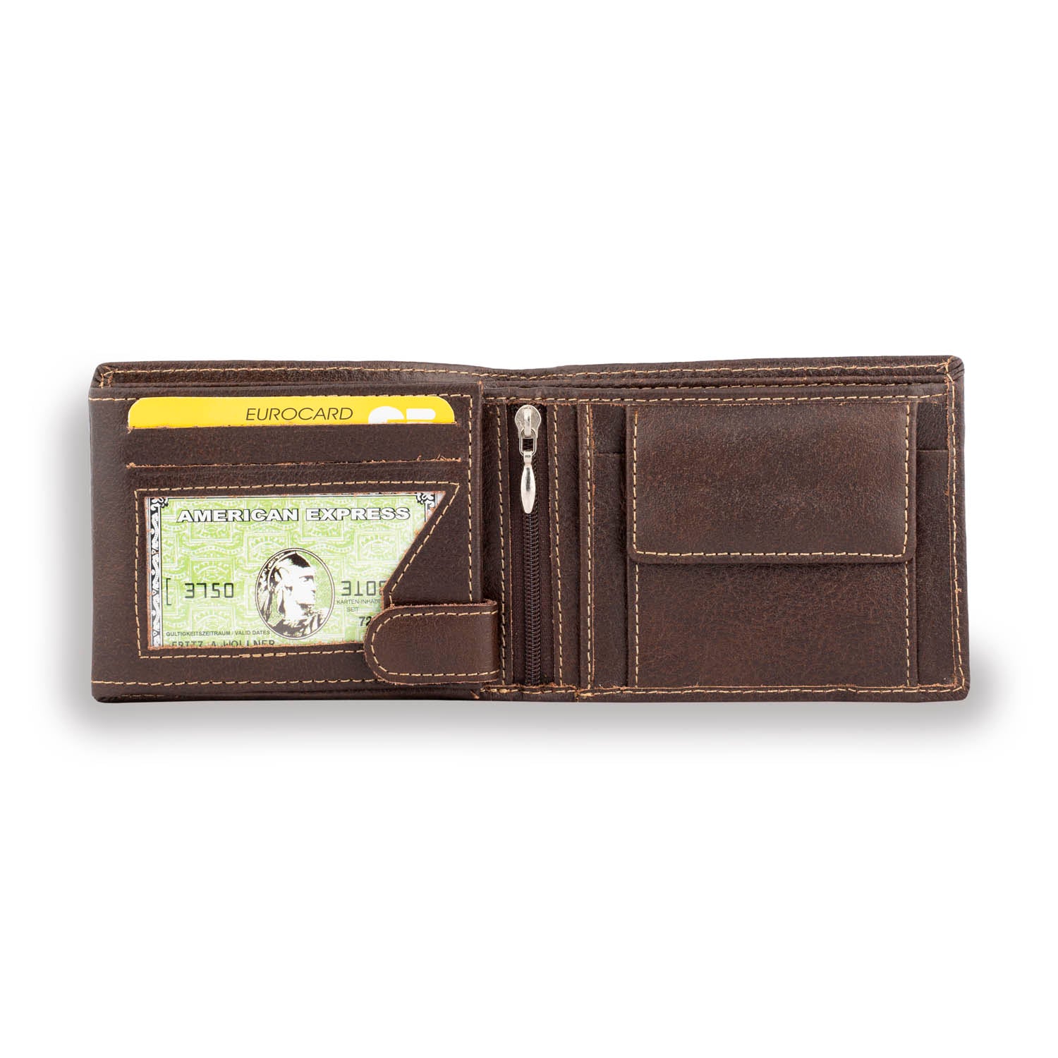 Classic Genuine Leather Brown Wallet