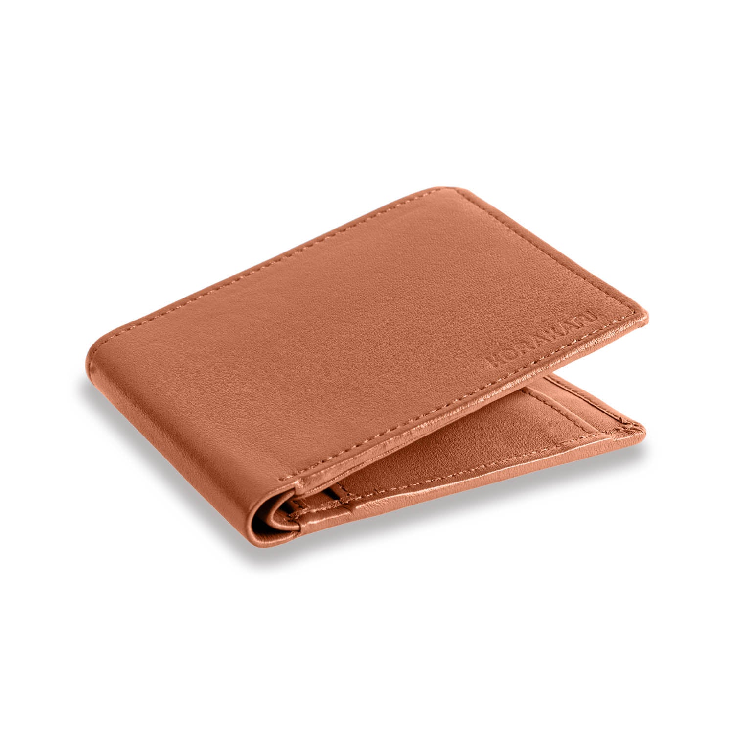 Handmade Pure Leather Light Brown Wallet